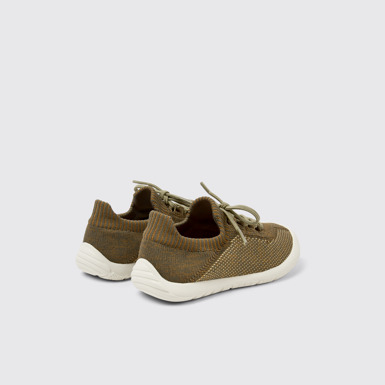 Back view of Peu Multicolor Knit Sneakers for Kids.