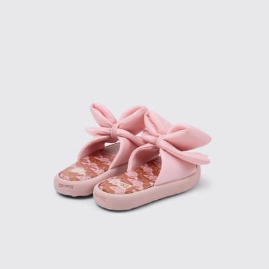 Back view of Pelotas Flota Pink Recycled PET Kids' Sandals.
