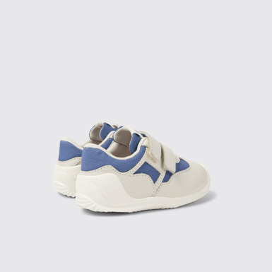 Back view of Dadda Multicolor Textile and Leather Sneakers for Kids.