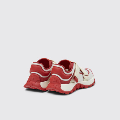 Back view of Drif Trail Multicolor Recycled PET and Leather Sneakers for Kids.