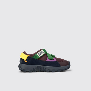 Twins Wielokolorowe sneakersy dziecięce tkaniny i nubuku.