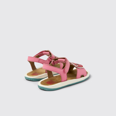 Twins Sandalias de piel multicolor para niños.