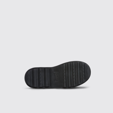 The sole of Norte Dark grey ankle boot for boys