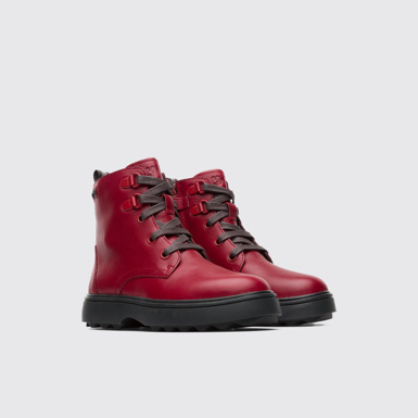 Front view of Norte Red Boots for Kids