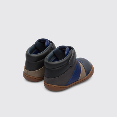 Back view of Twins Multicolor Boots for Kids