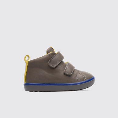 Side view of Pursuit Grey Sneakers for Kids