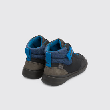 Back view of Ergo Blue ankle boot for boys