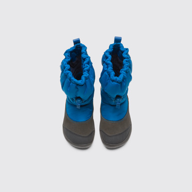 Overhead view of Ergo Blue mid boot for boys
