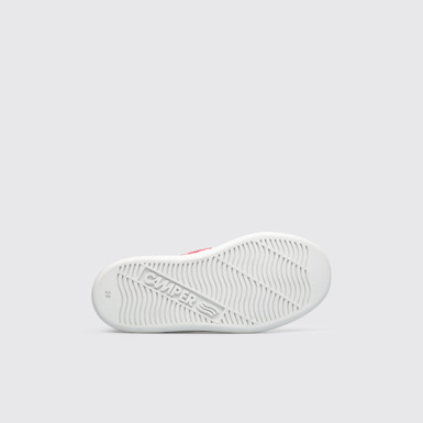 The sole of Runner Red boot for kids