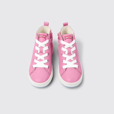 Runner Sneakers rosas de piel para niños