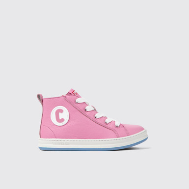 Runner Sneakers rosas de piel para niños