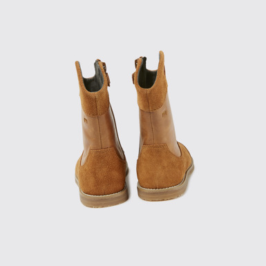 Back view of Twins Cowboy style boots