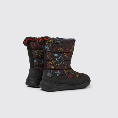 Back view of Ergo Black boots