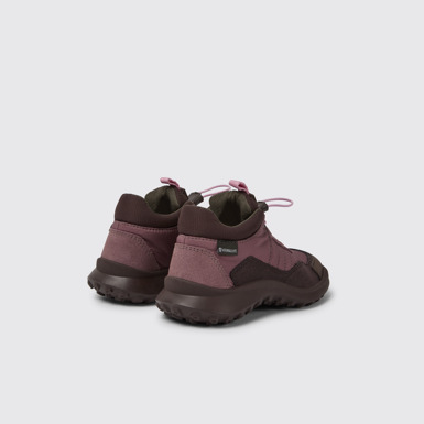Back view of CRCLR Purple sneakers