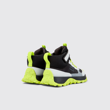 Back view of Drift Trail Multicolor Textile Sneaker Booties for Kids.