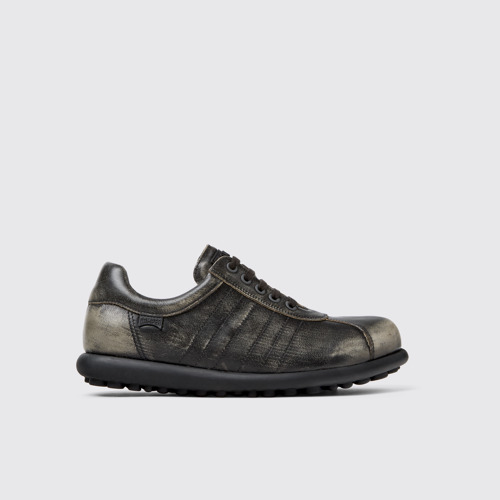 Image of Pelotas Zapatos de piel gris para hombre