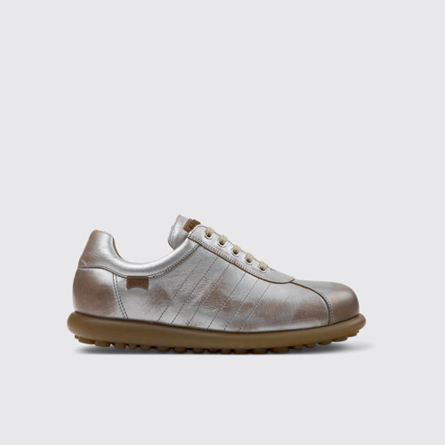 Image of Side view of Pelotas Multicolor Leather Men's Shoe.