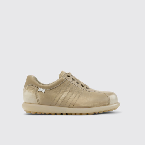 Image of Side view of Pelotas Multicolor Leather Women's Shoe.