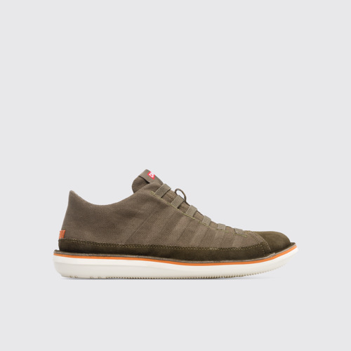 Side view of Beetle Men’s green Sneakers