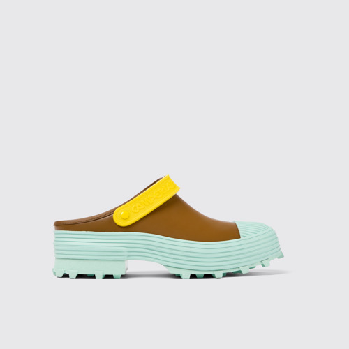Image of Traktori Sabots en cuir multicolore