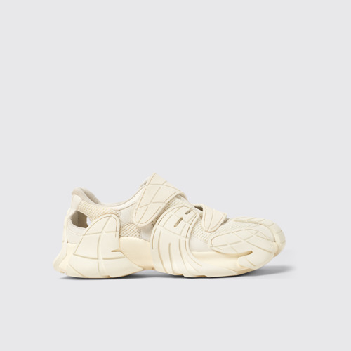 Image of CAMPERLAB TORMENTA Weißer halboffener Textil-Sneaker