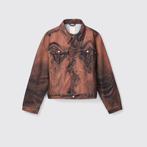 Image of CAMPERLAB DENIM Cazadora vaquera marrón y negra
