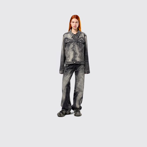 Image of Denim Jeans Black-Gray Denim Jeans