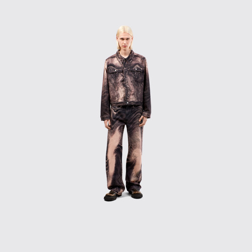 Image of Denim Jeans Dusty Pink Denim Jeans