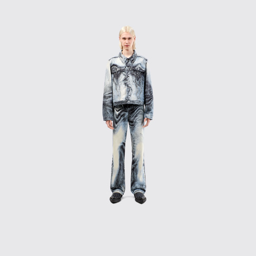Image of Denim Jeans Blue-Black Denim Jeans