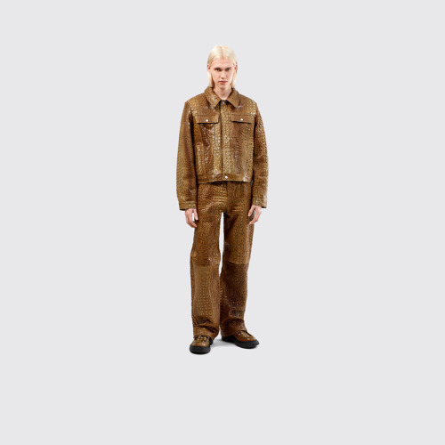 Image of Leather Jacket Brown Leather Jacket