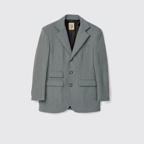 Tailored Blazer Blazer de costume en ECONYL® gris