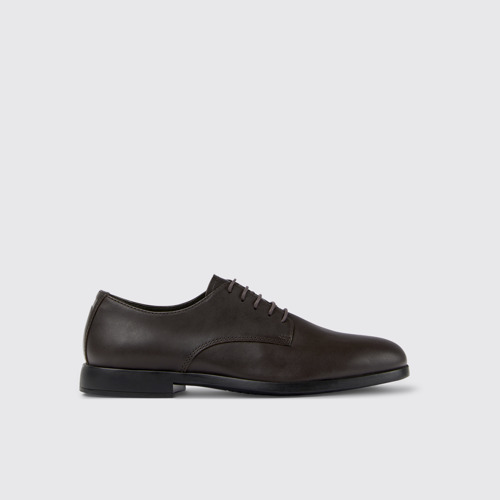 Image of Side view of Truman Brown Formal Shoes for Men