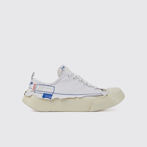 Side view of ADERERROR White sneakers
