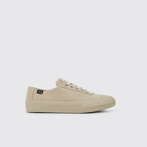 Camaleon Sneakers de cáñamo y algodón beige para hombre
