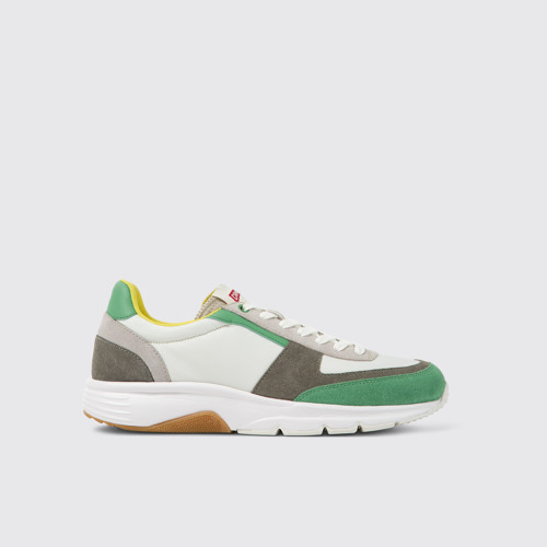 Image of Side view of Drift Multicolored recycled polyester sneakers for men