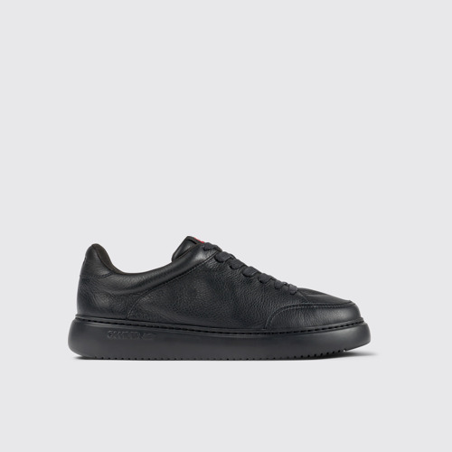 Image of Runner K21 Sneakers negras de cuero para hombre
