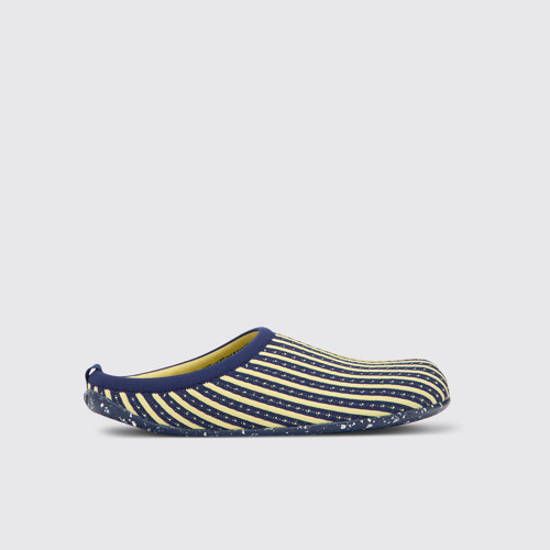 Image of Side view of Wabi Multicolored slippers for men