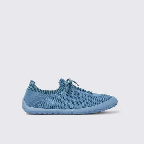Image of Path Sneakers azules y verdes de tejido para hombre