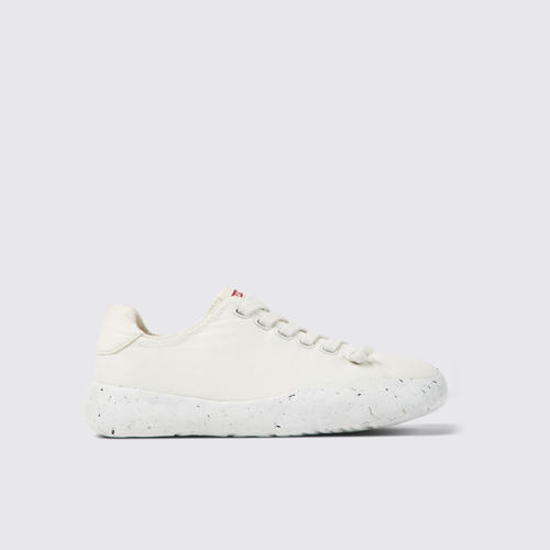 Image of Side view of Peu Stadium White textile sneakers for men