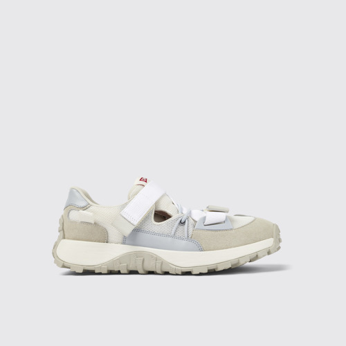 Image of Side view of Drift Trail Multicolored Textile/Nubuck Sneaker for Men