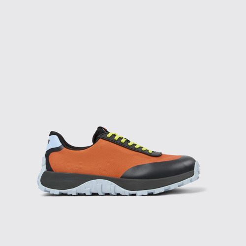 Image of Side view of Drift Trail VIBRAM Multicolored recycled PET sneakers for men