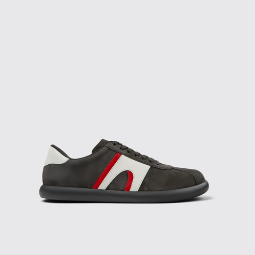 Side view of Pelotas Soller Multicolor Nubuck and Leather Sneakers for Men.