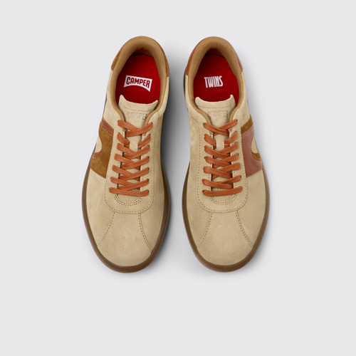 Image of Twins Sneakers multicolor de nobuk para hombre.
