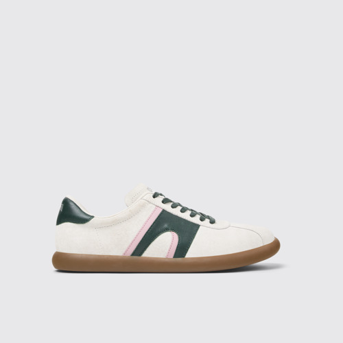Image of Side view of Pelotas Soller Multicolor Nubuck and Leather Sneakers for Men.