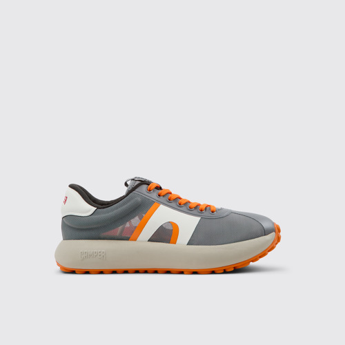 Image of Side view of Pelotas Athens Multicolor Stitch-Free Sneakers for Men.