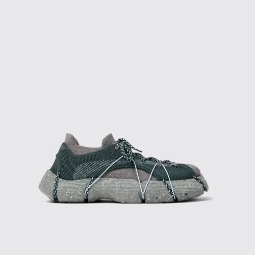 Image of Side view of ROKU Gray Sneaker for Men