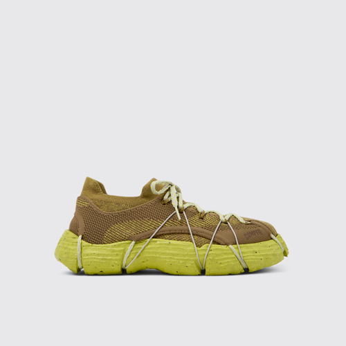 Image of Side view of ROKU Brownish yellow Sneaker for Men