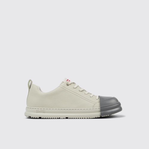 Image of Junction Runner Sneakers de piel grises