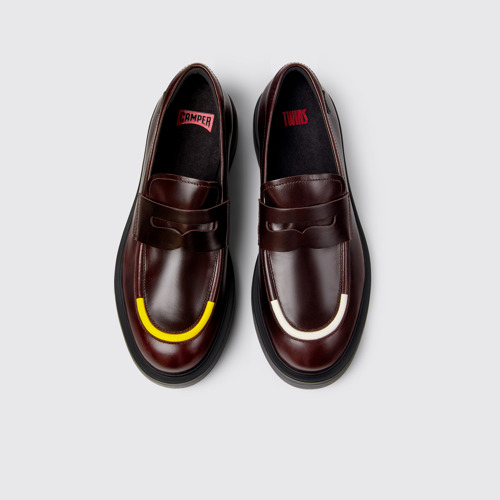 Image of Twins Weinroter Herrenschuh aus Leder