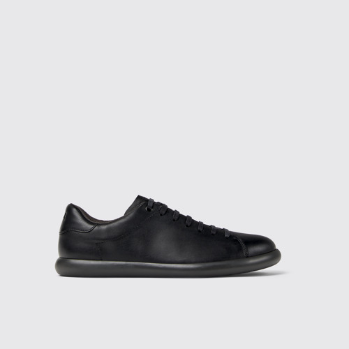 Image of Pelotas Soller Sneaker nera in pelle da uomo.